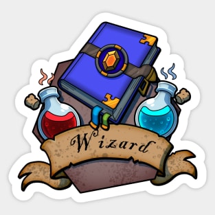 Wizard Logo Sticker